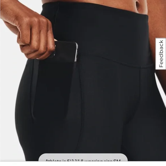 Under Armour Women's Tech Hi Rise Leggings Drop in Pocket 🆕 - Picture 2 of 12